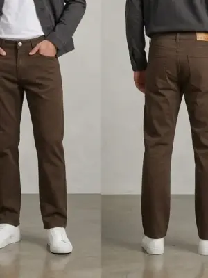 PANTALON CASUAL CABALLERO MARRON